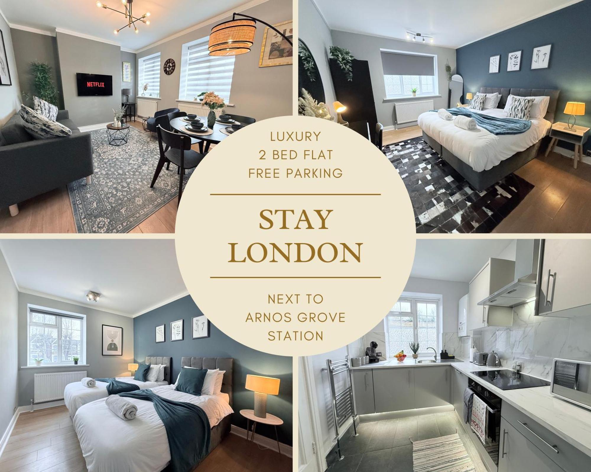 Staylondon - Sleeps 6 With Free Parking - Tourist, Concerts & Matches Apartament *